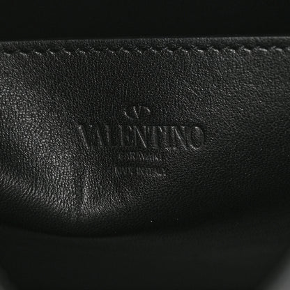 Valentino Garavani Grainy Calfskin Rockstud Alcove Tote Black 6 of 12