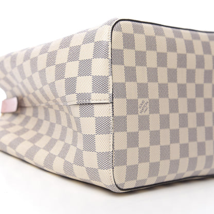 Louis Vuitton Damier Azur Neonoe MM Eau De Rose 6 of 8