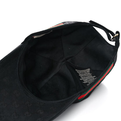 Gucci Monogram Web Baseball Hat M Black 5 of 8
