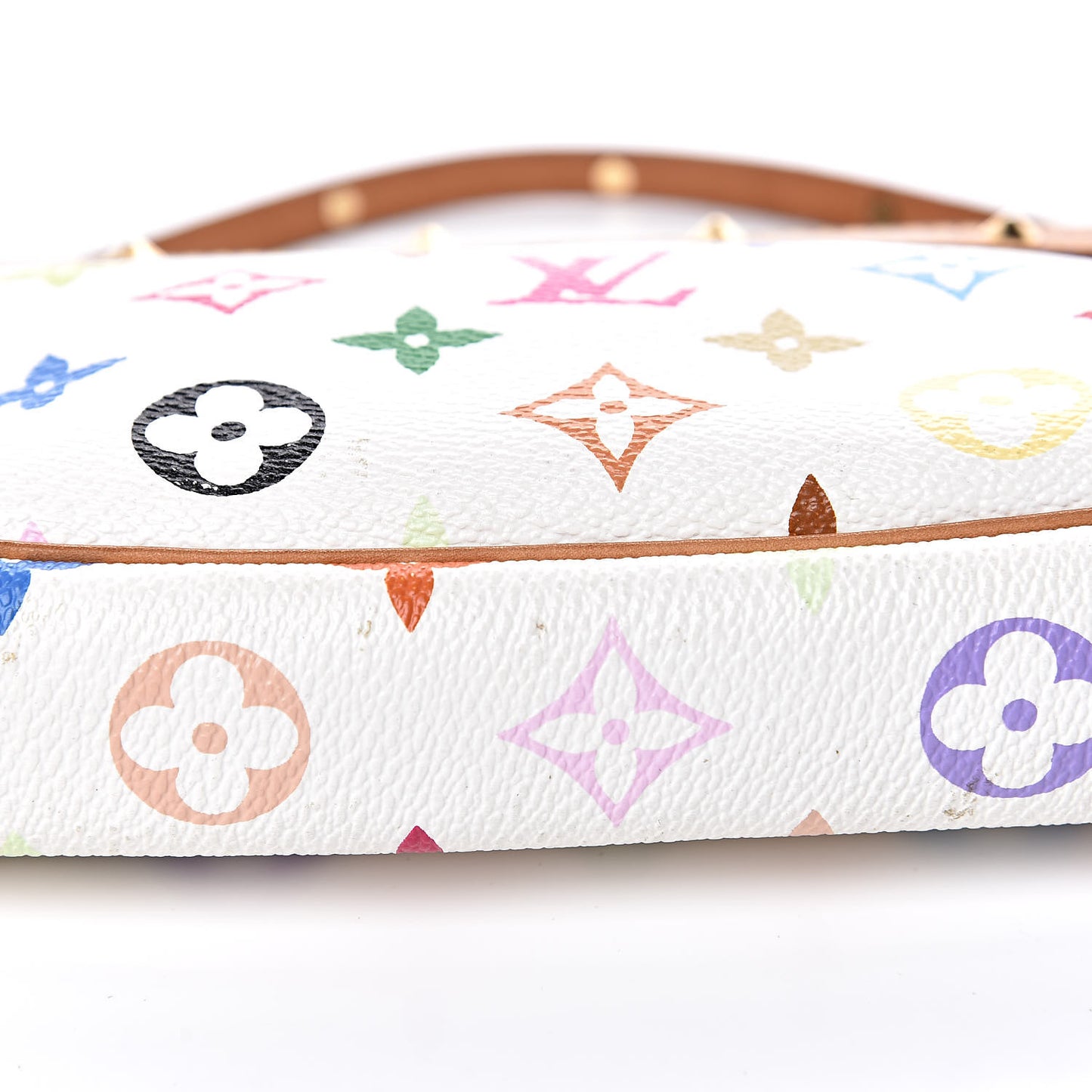 Monogram Multicolor Pochette Accessories White