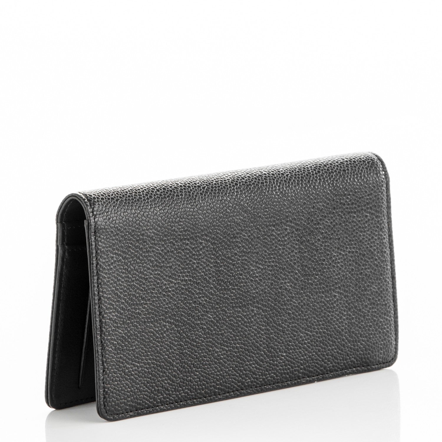 Chanel Caviar Timeless CC Yen Wallet Black 3 of 8