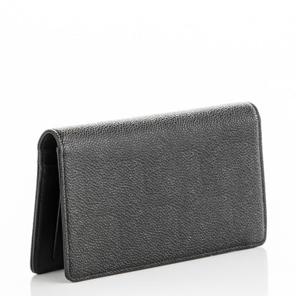 Chanel Caviar Timeless CC Yen Wallet Black 3 of 8