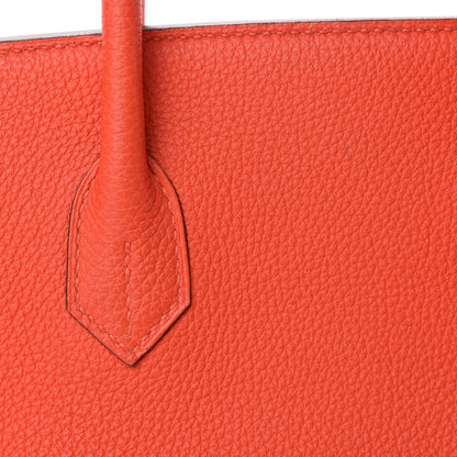 Hermes Togo Birkin 30 Capucine 10 of 34