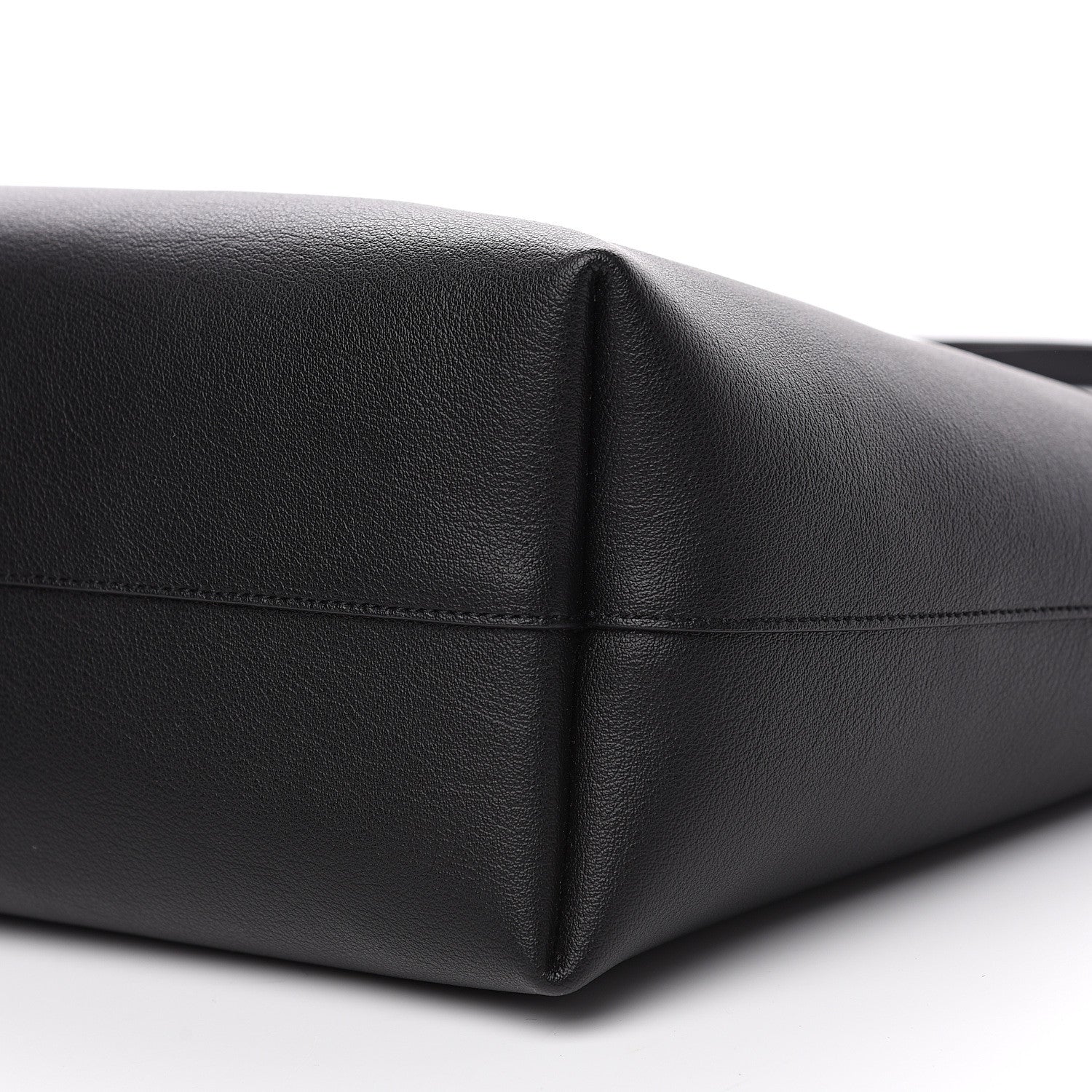 Saint Laurent Calfskin Large Shopping Tote Black 7 of 8