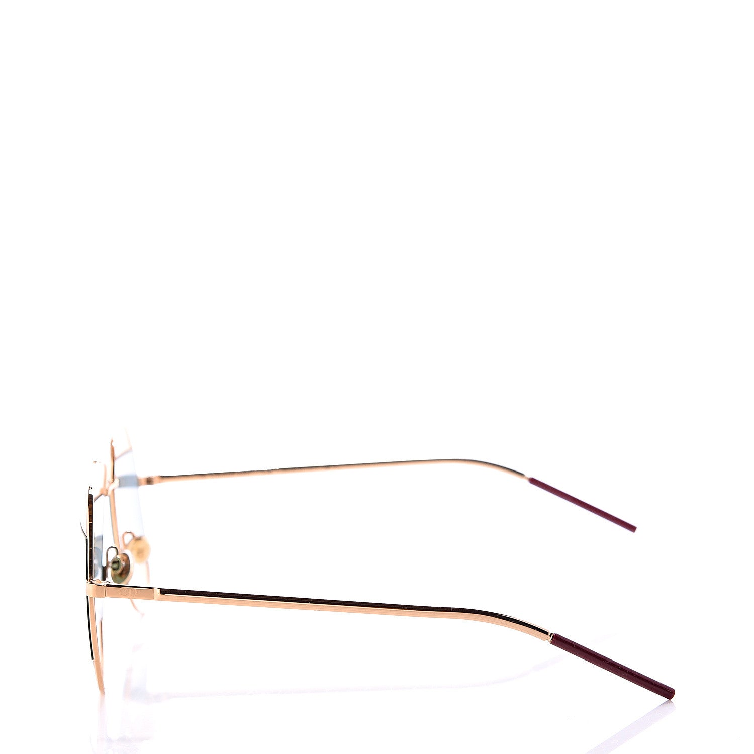 Christian Dior Split 1 Aviator Sunglasses Rose Gold 3 of 7
