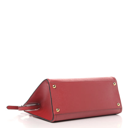 Prada Saffiano Soft Calfskin Tote Fuoco 3 of 6