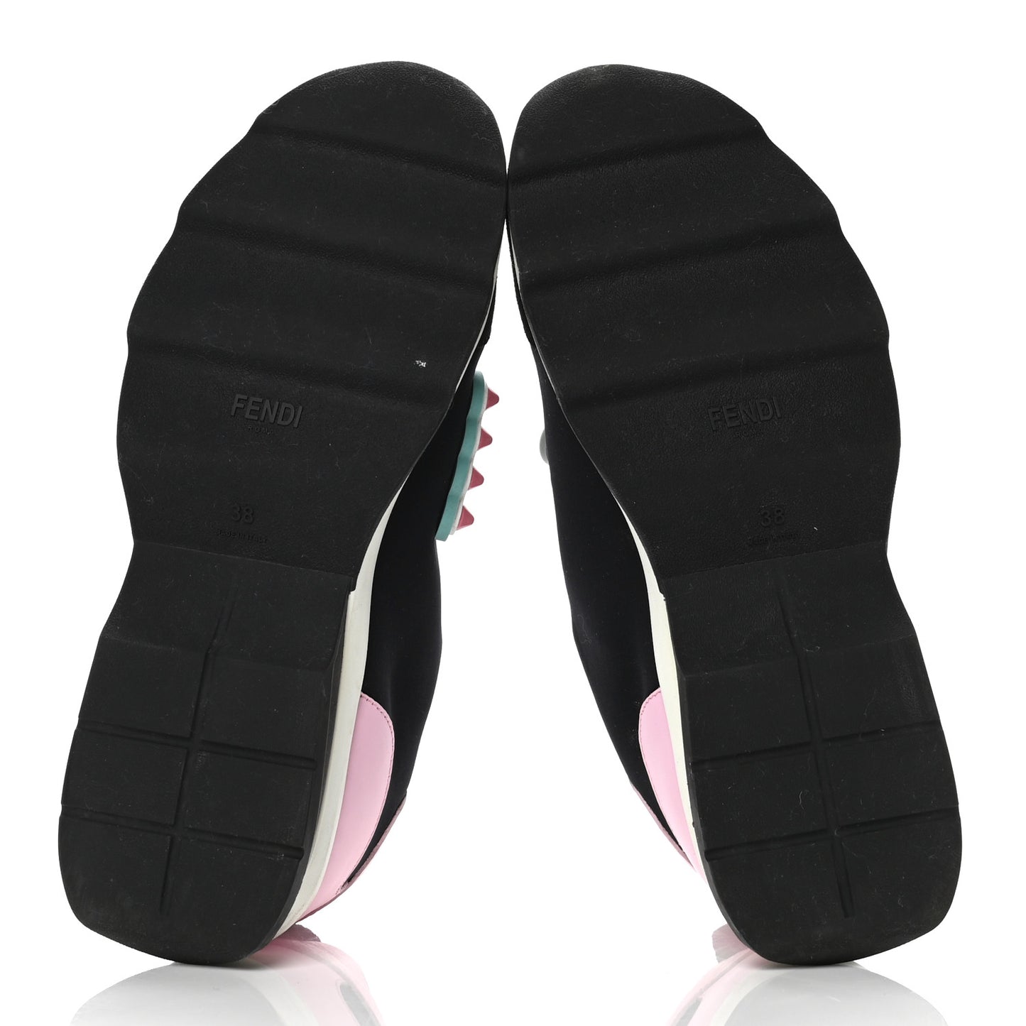 Neoprene Fun Fair Studded Scuba Sneakers 38 Blue