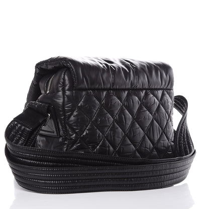 Chanel Nylon Small Coco Cocoon Messenger Bag Black 3 of 8