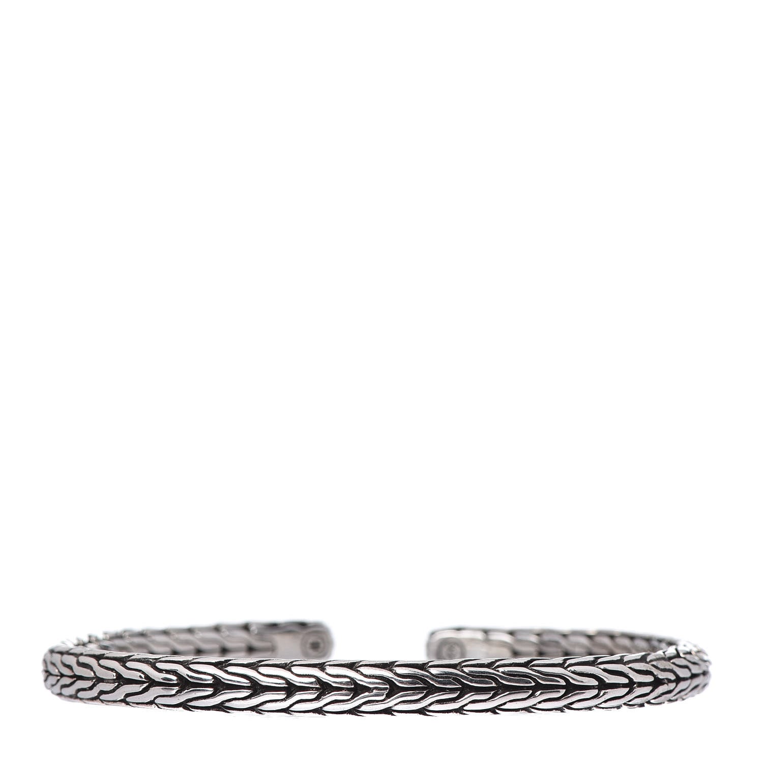 John Hardy Sterling Silver 5.5mm Slim Classic Chain Cuff Bracelet 1 of 4