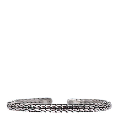 John Hardy Sterling Silver 5.5mm Slim Classic Chain Cuff Bracelet 1 of 4