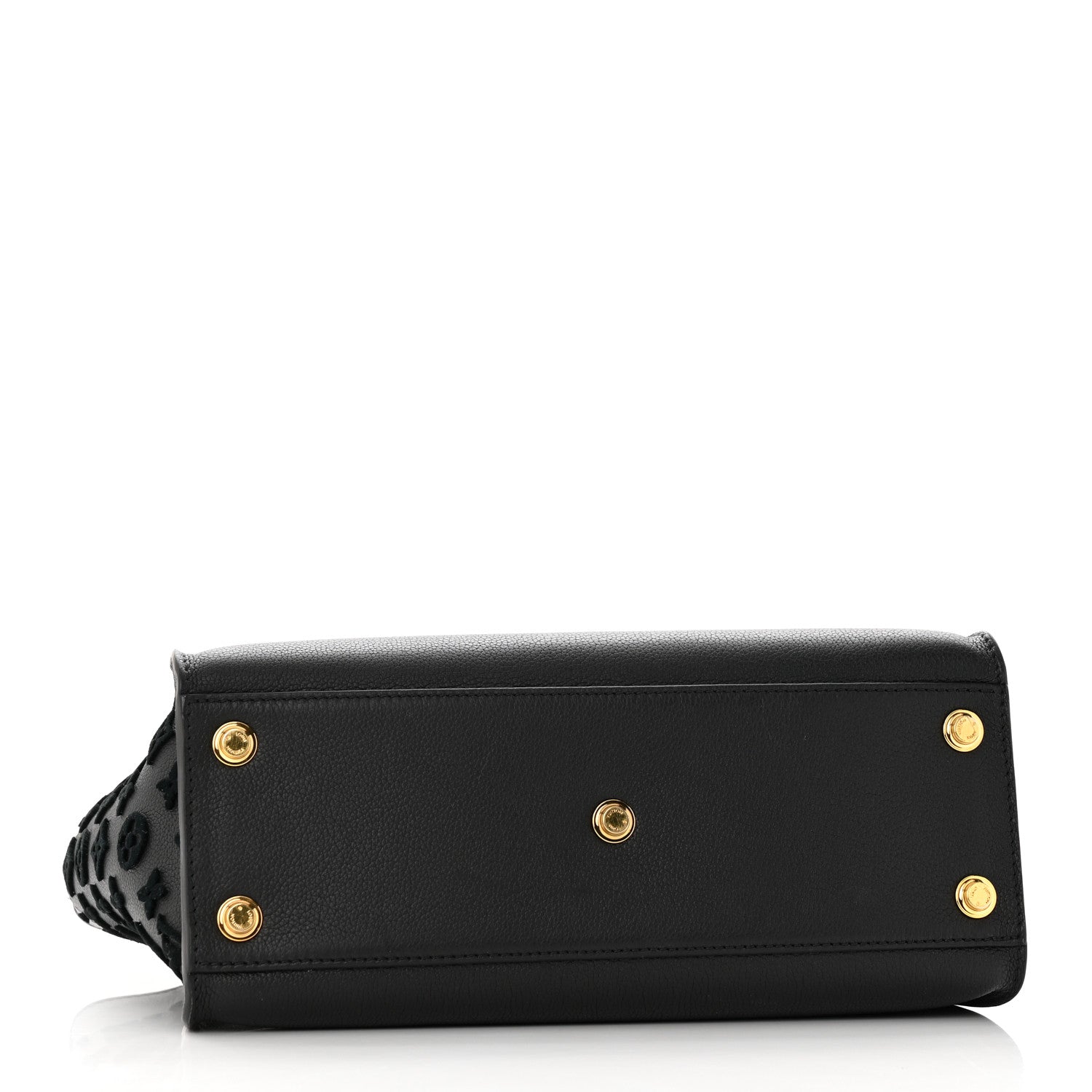 Louis Vuitton Calfskin Monogram Tufting On My Side Black 4 of 12