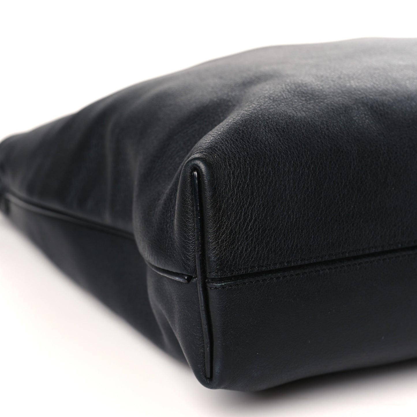 Calfskin Small Flamenco Knot Hobo Black