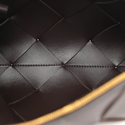 Bottega Veneta Lambskin Maxi Intrecciato Small Cassette Camera Bag Fondant 5 of 11