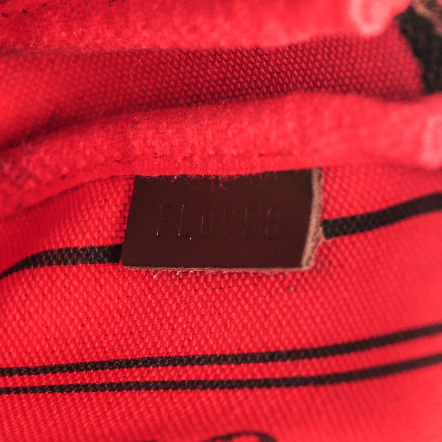 Louis Vuitton Damier Ebene Complice Trunks and Bags Mini Pochette Accessories Red 7 of 7