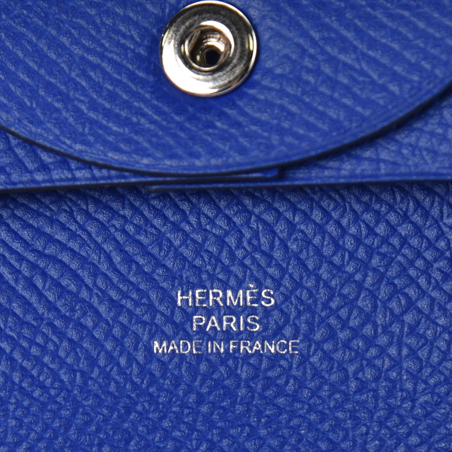 Hermes Epsom Bastia Coin Purse Bleu Electrique 6 of 8