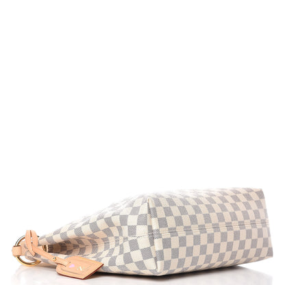 Louis Vuitton Damier Azur Graceful PM Rose Ballerine 4 of 13