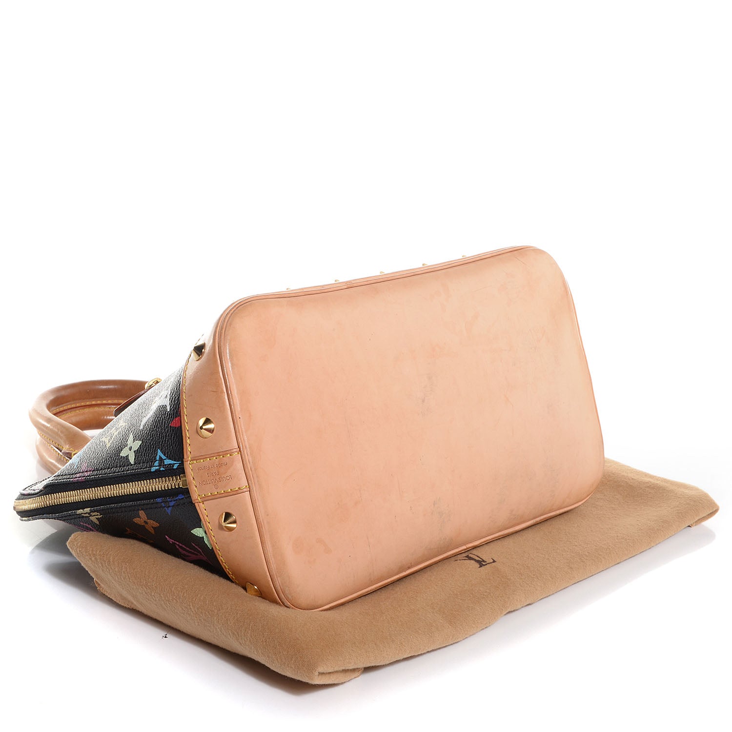 Louis Vuitton Monogram Multicolor Alma Black 4 of 7