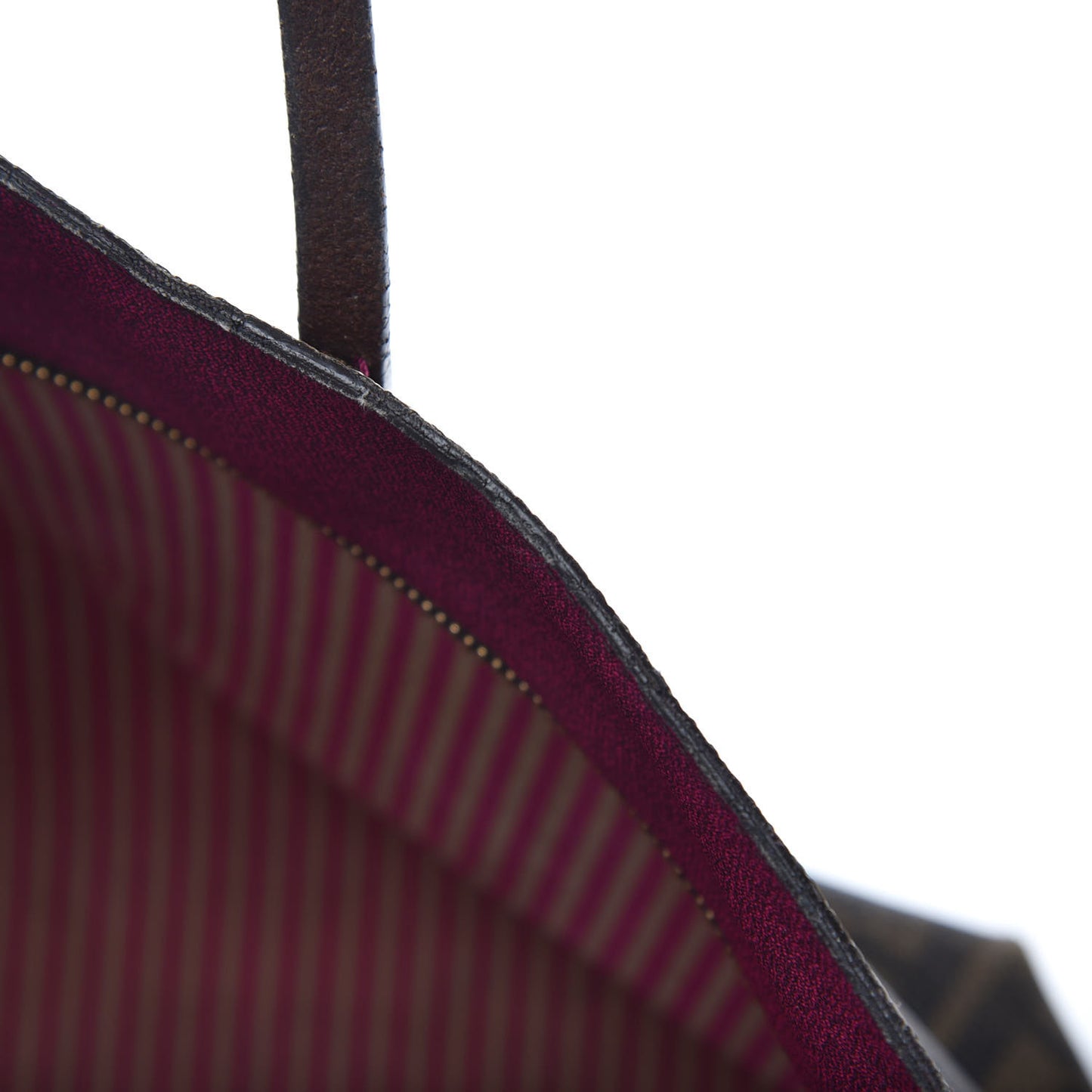 Zucca Spalmati Medium Roll Tote Tobacco Fuxia