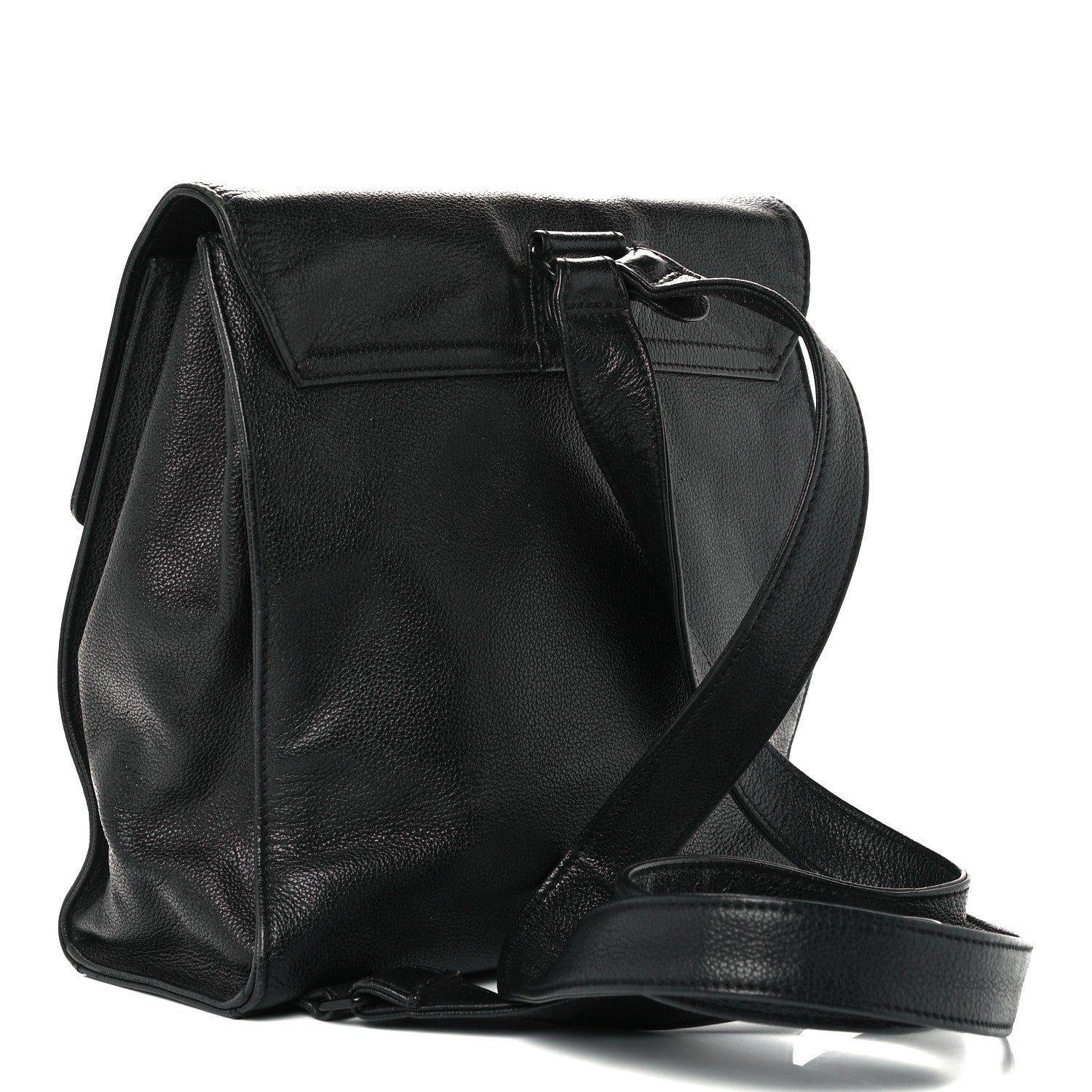 Chanel Grained Calfskin CC Backpack Black 2 of 10