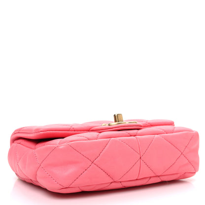 Chanel Lambskin Quilted Mini Funky Town Flap Pink 4 of 12