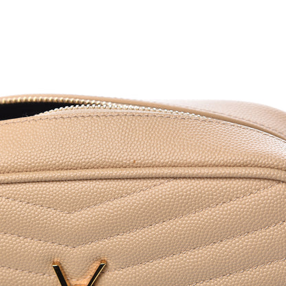Saint Laurent Grain De Poudre Matelasse Monogram Mini Lou Camera Bag New Powder 10 of 16