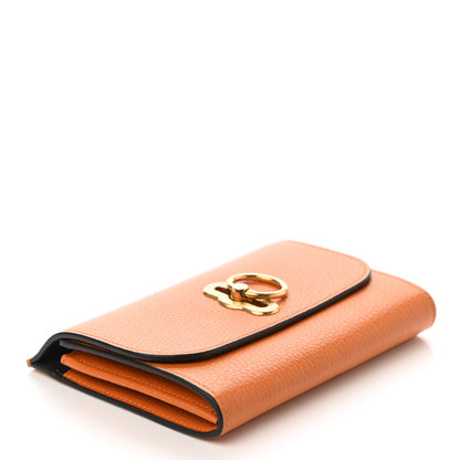 Mulberry Classic Grain Amberley Wallet Orange 4 of 7