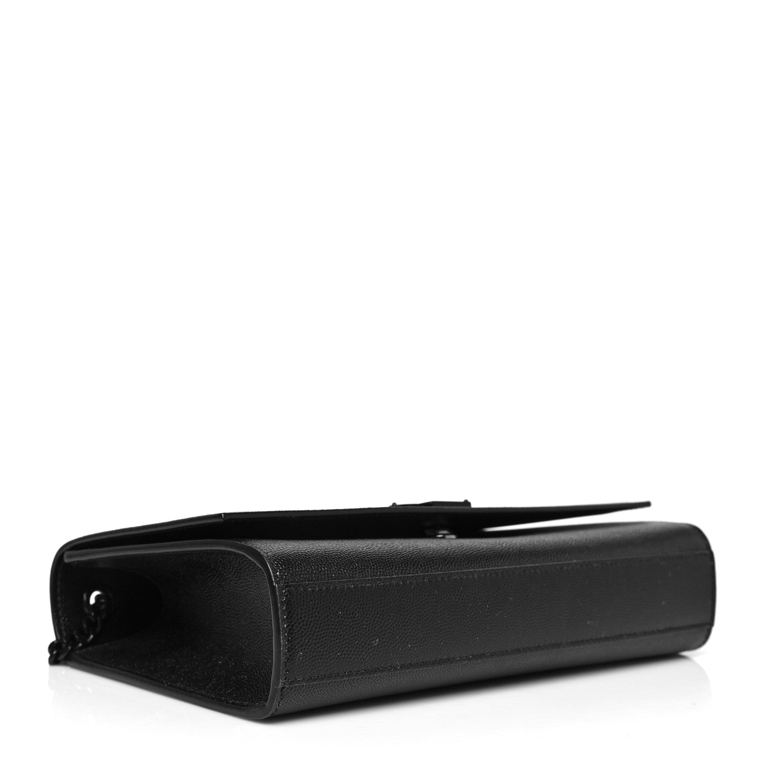 Saint Laurent Grain De Poudre Medium Classic Monogram Kate Satchel Black 4 of 10