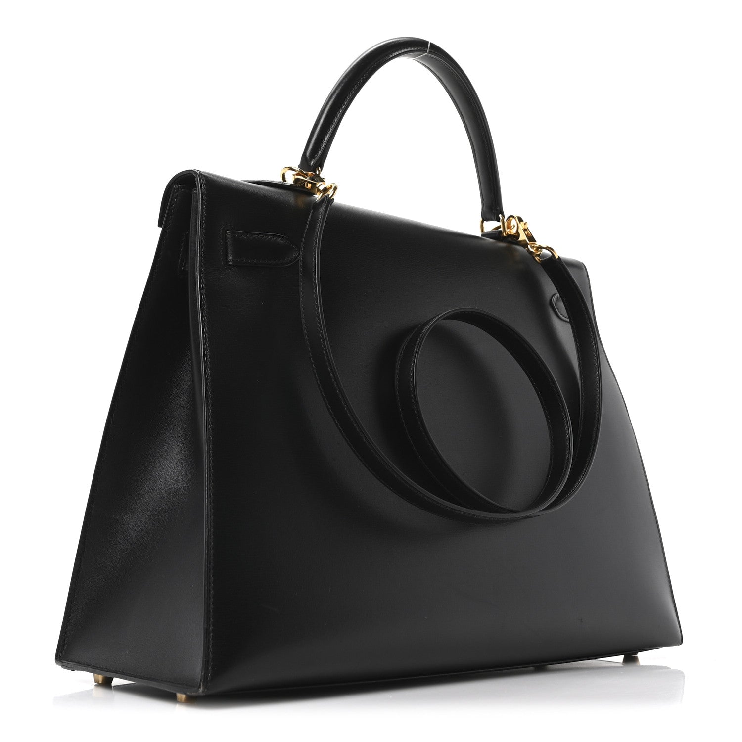Hermes Box Kelly Sellier 35 Black 2 of 9
