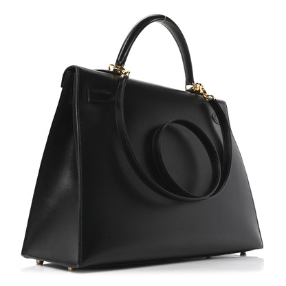 Hermes Box Kelly Sellier 35 Black 2 of 9