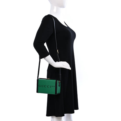 Gucci Grained Calfskin Gucci 100 Mini Bag Green 2 of 11