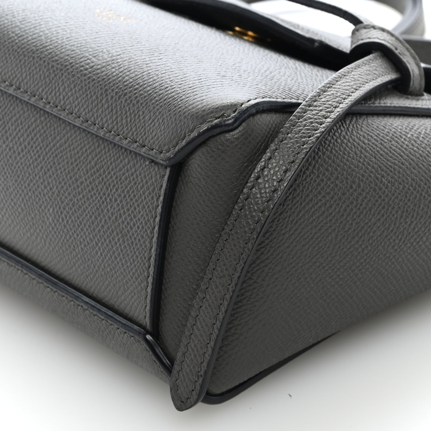 Celine Grained Calfskin Pico Belt Bag Grey 8 of 8