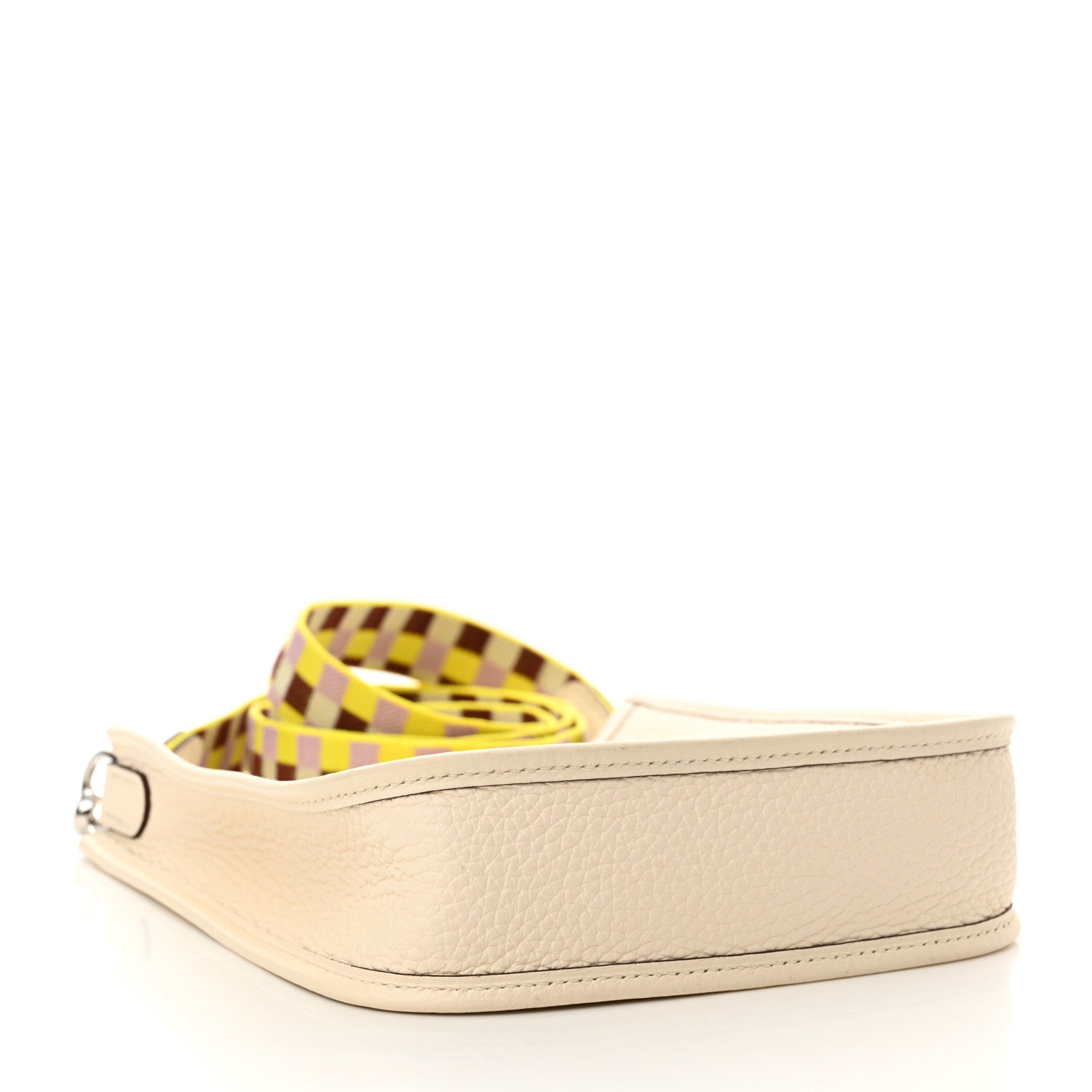 Hermes Taurillon Clemence Maxi Quadrille Evelyne TPM Nata Citron Rouge H Mauve Sylvestre 4 of 12