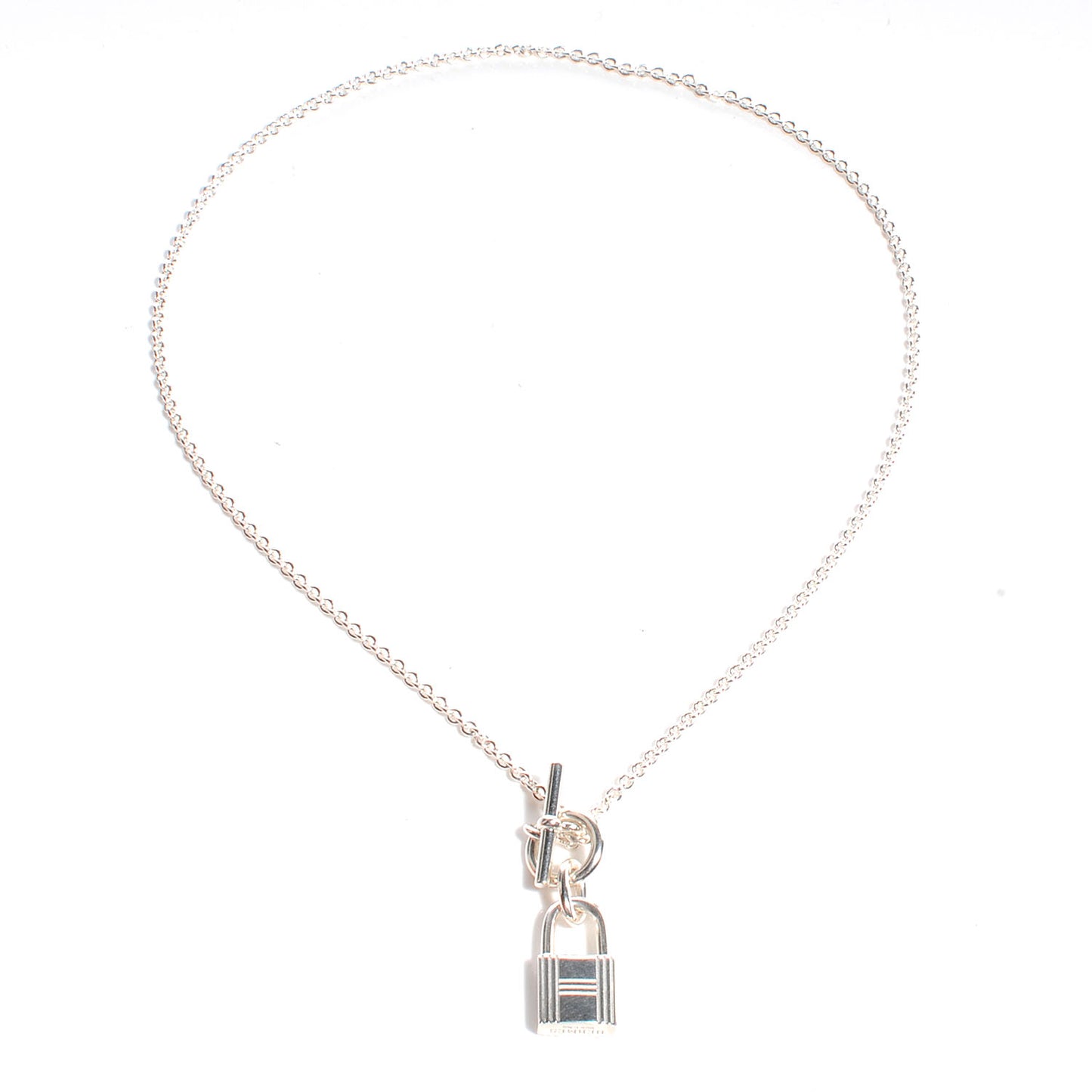 Silver Kelly Cadenas Pendant Necklace