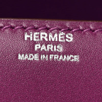 Hermes Tadelakt Egee Clutch Anemone 6 of 17