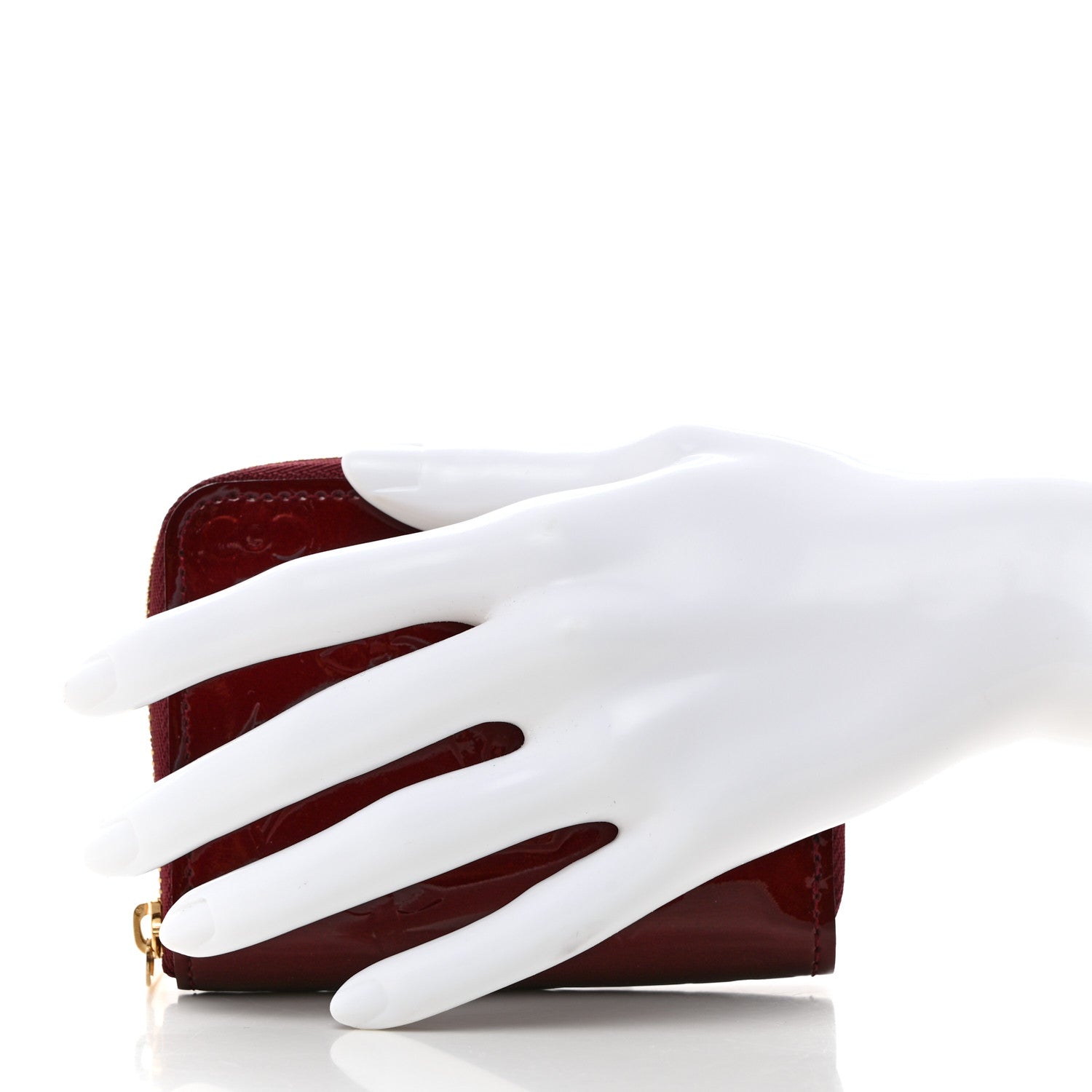 Louis Vuitton Vernis Zippy Coin Purse Rouge Fauviste 2 of 7
