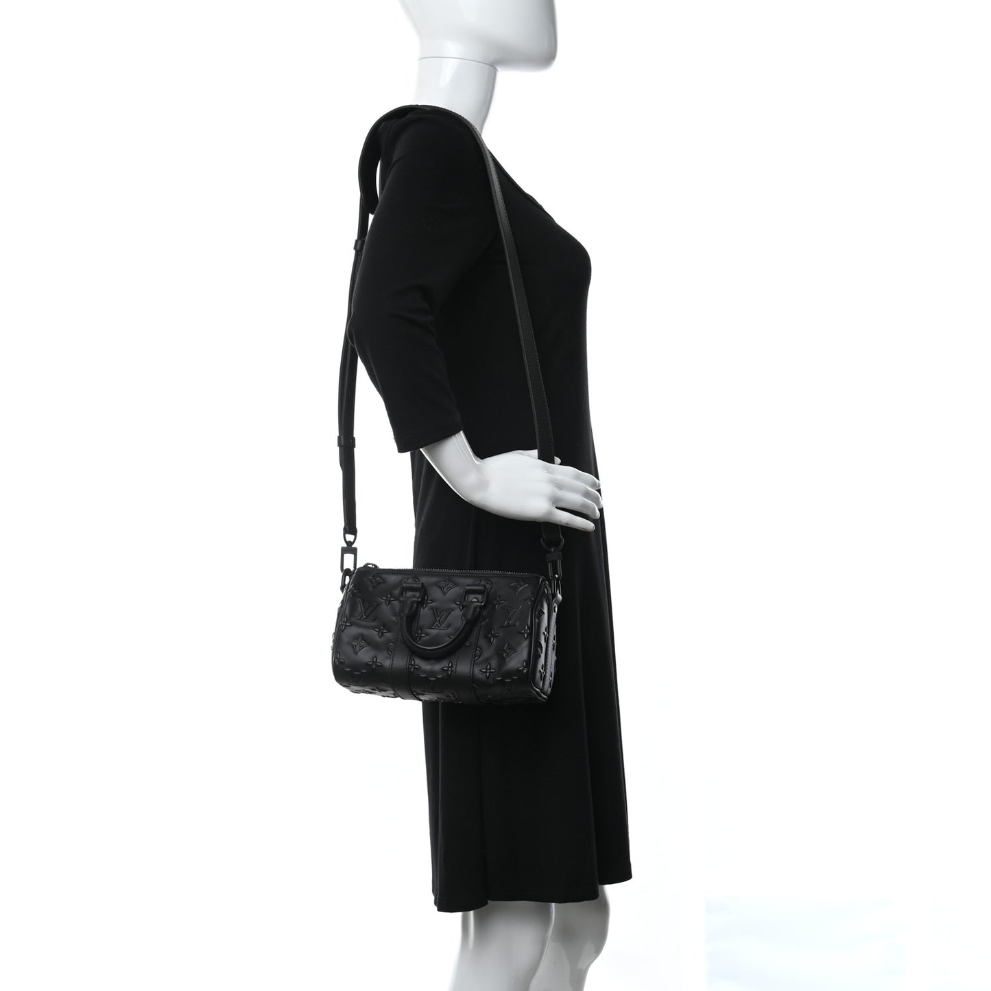 Monogram Seal Keepall XS Black