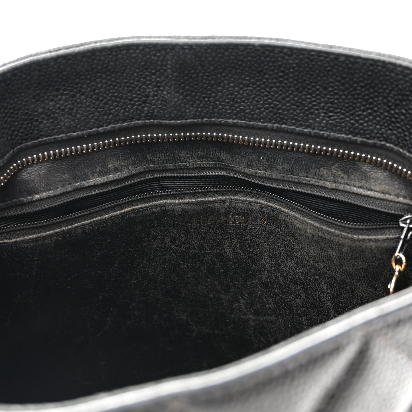 Caviar Quilted Medallion Tote Black