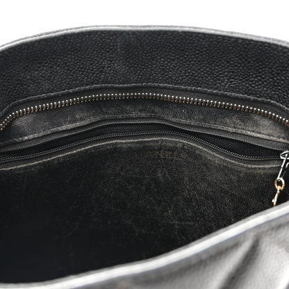 Chanel Caviar Quilted Medallion Tote Black 11 of 12