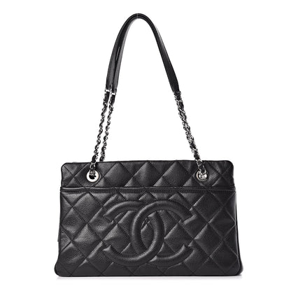 Chanel Caviar Quilted Timeless CC Soft Tote Black 1 of 13