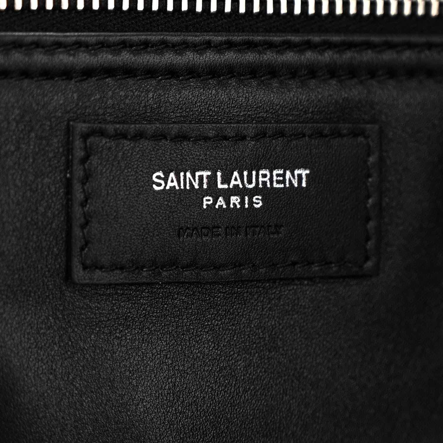 Saint Laurent Patent Calfskin Rive Gauche Maxi Tote Black 6 of 12