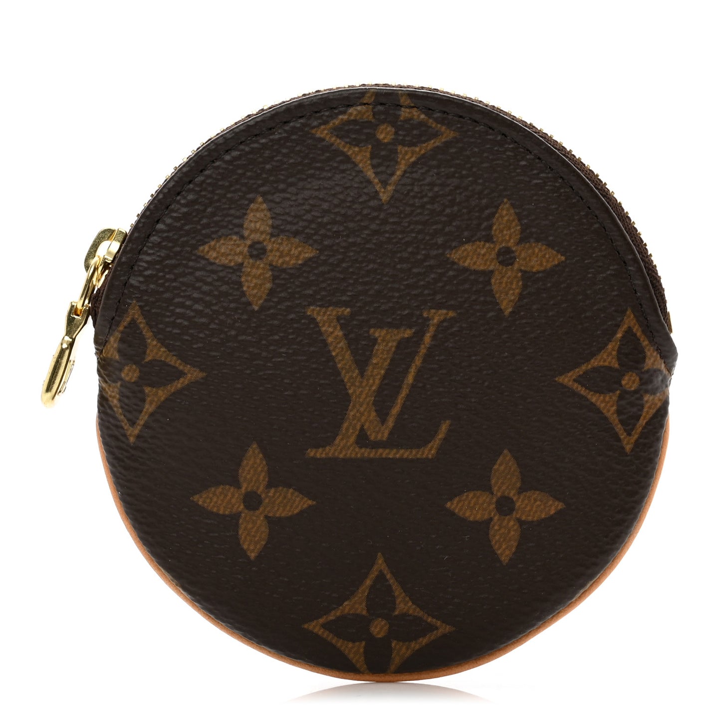 Monogram Round Coin Purse