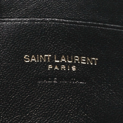 Saint Laurent Grain De Poudre Matelasse Monogram Mini Lou Camera Bag Dark Beige 6 of 11