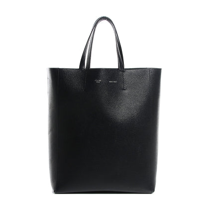 Celine Grained Calfskin Small Vertical Cabas Black 1 of 7