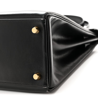 Hermes Box Kelly Retourne 32  Black 10 of 10
