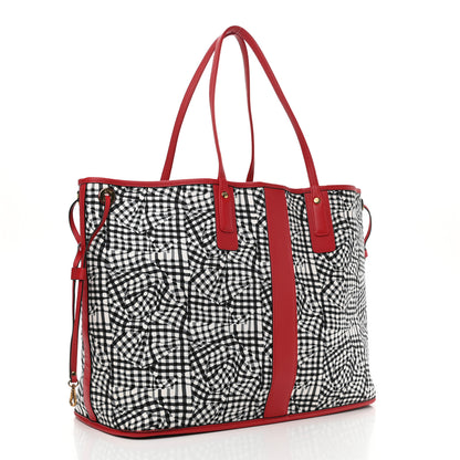 MCM Visetos Large Liz Reversible Shopper Tote Ruby Red 6 of 15