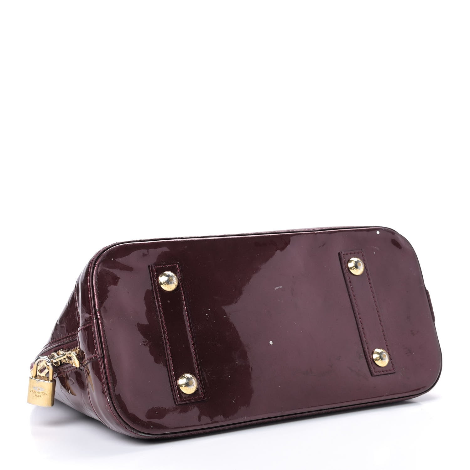 Louis Vuitton Vernis Alma PM Rouge Fauviste 4 of 10