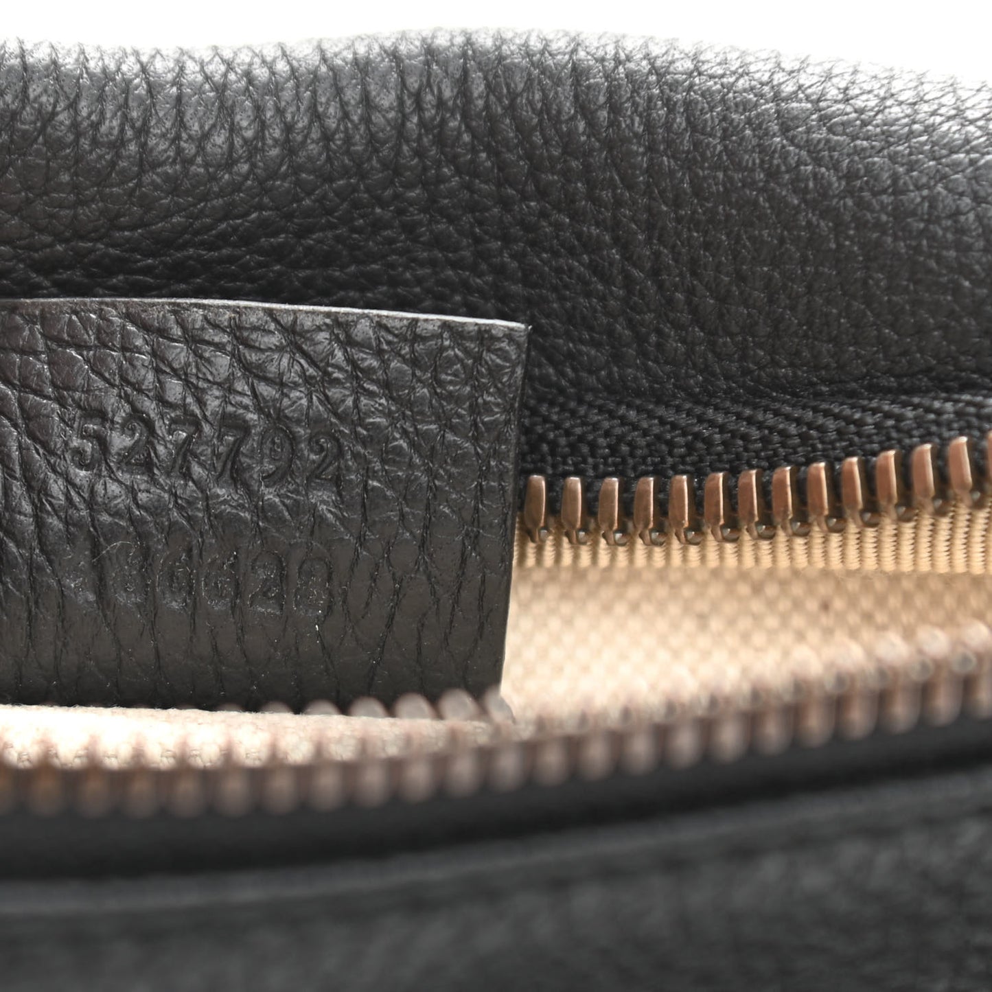 Grained Calfskin Small Logo Belt Bag Black