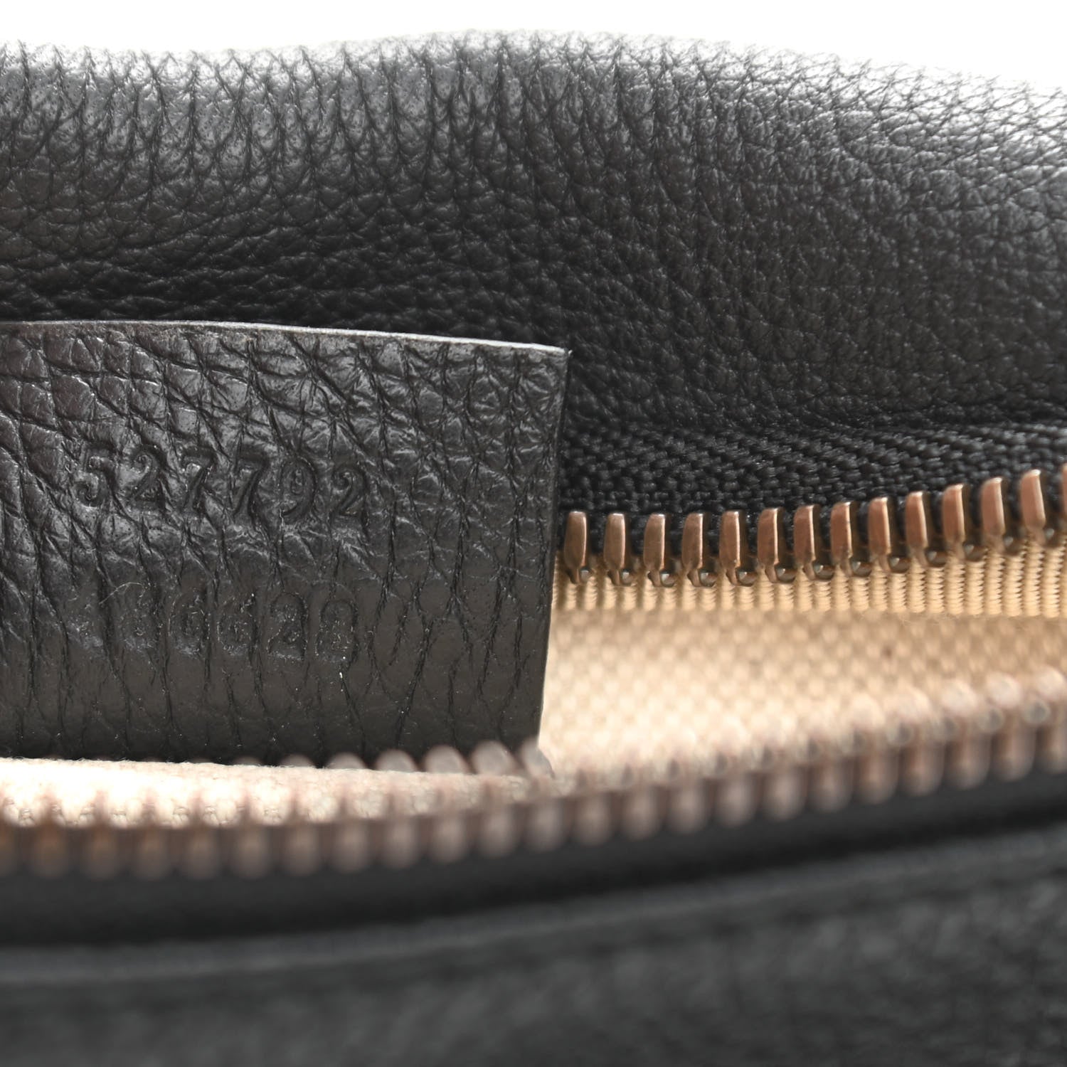 Gucci Grained Calfskin Small Logo Belt Bag Black 7 of 9