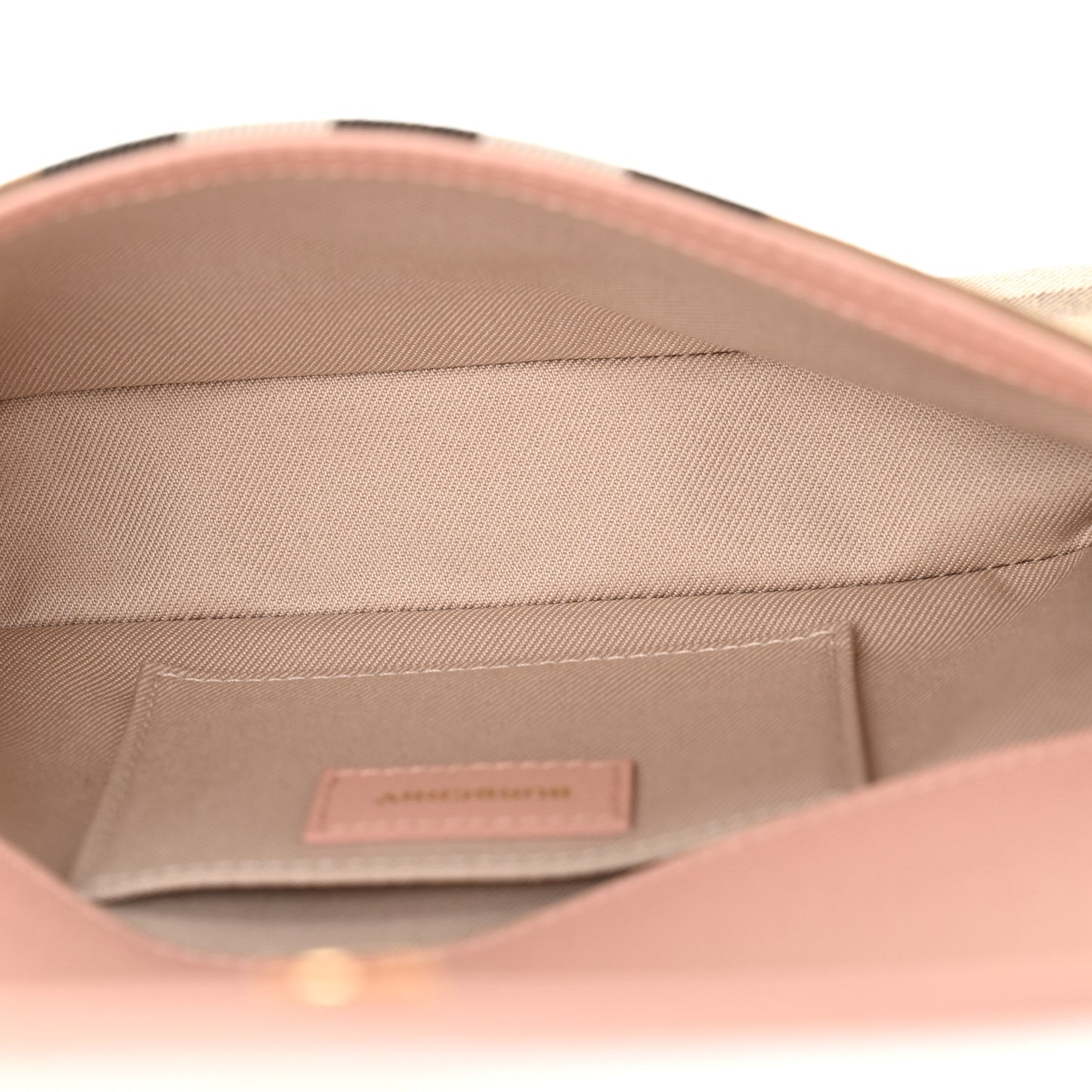 Grained Calfskin House Check Tartan Mix New Hampshire Dusky Pink
