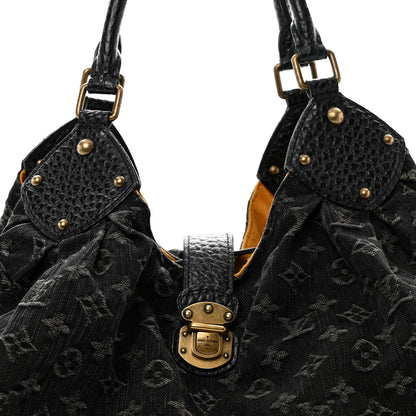Louis Vuitton Denim Mahina XL Black 5 of 9